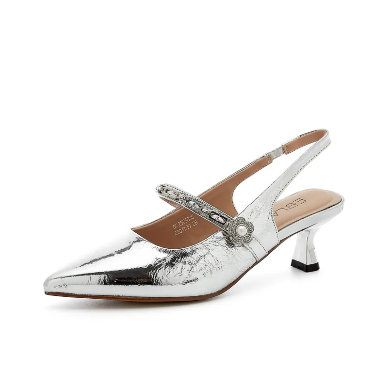 EBLAN High Heels Women's Ecru-8