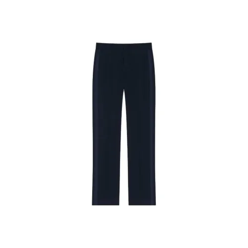 Givenchy Tailored Pants In Wool With Satin Piping Casual Pants Men's Night Blue