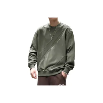 Tonlion Sweatshirts Men Pine Green