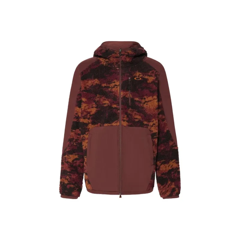 Oakley Jacket Unisex Tiger Print Camouflage Red-0