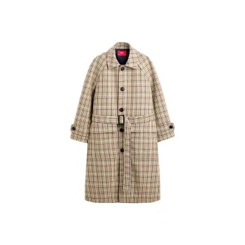 ZARA Trench Coats Unisex Brown