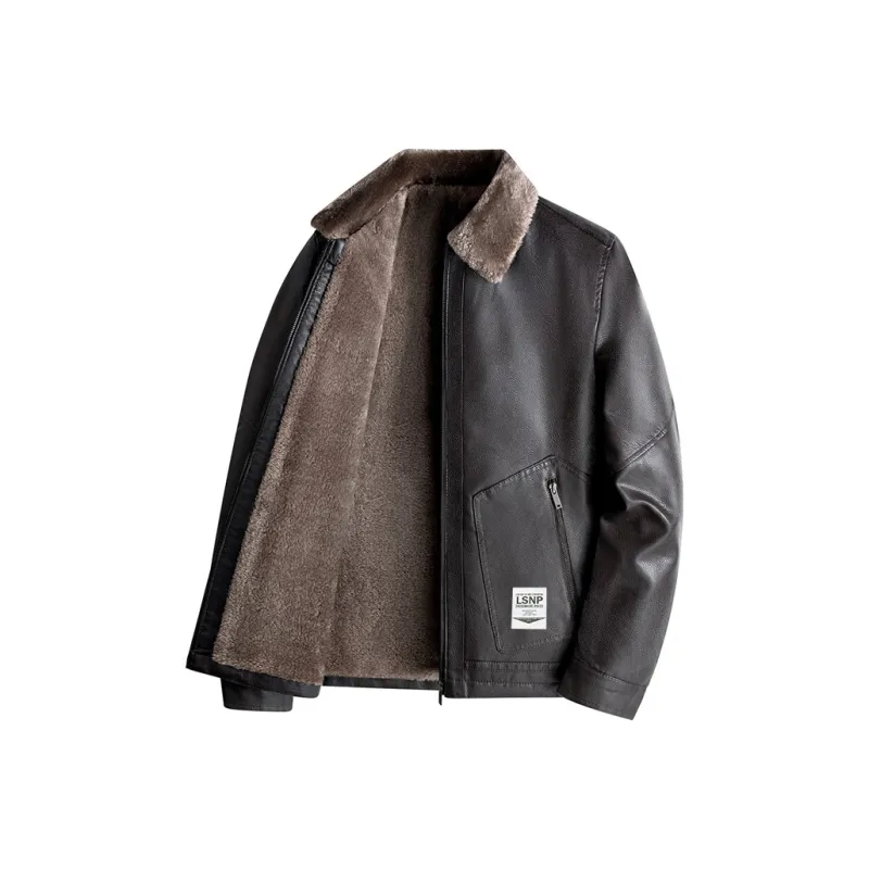 LISENPOK Leather Jackets Unisex-2