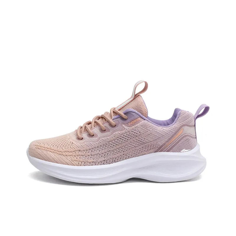 Kuding Running Shoes Women's Low Top Black White/Light Purple/Light Blue Yellow/Lotus Root Powder/Sky Blue/White Purple-15