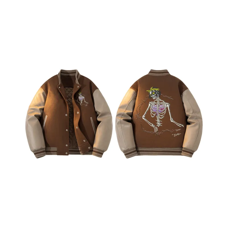 *EVAE+MOB Dreadlocks Series Baseball Jacket Unisex-11