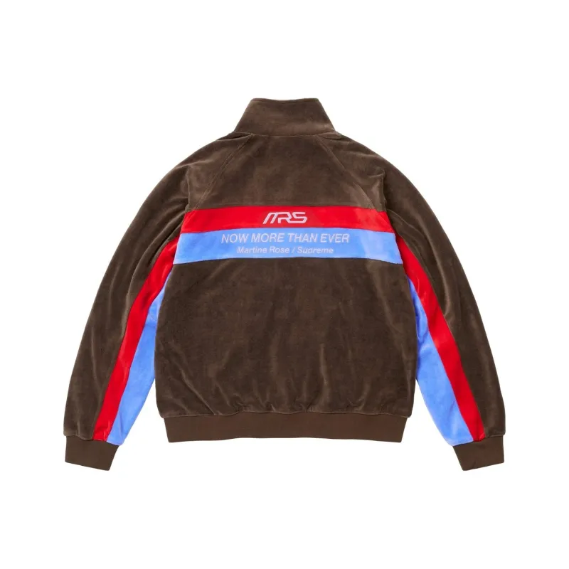 Supreme Martine Rose Velour Track Jacket-0