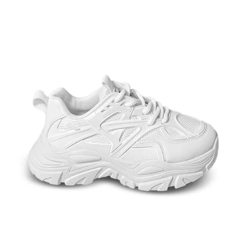 Gai Renpu Abrasion Resistant Breathable Height Increasing Low Top Chunky Sneakers Unisex-1