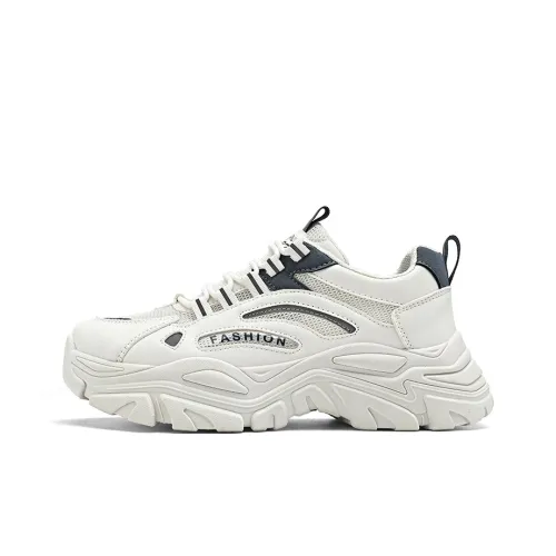 Gai Renpu Slip Resistant, Abrasion Resistant, Breathable Low Top Chunky Sneakers Men's