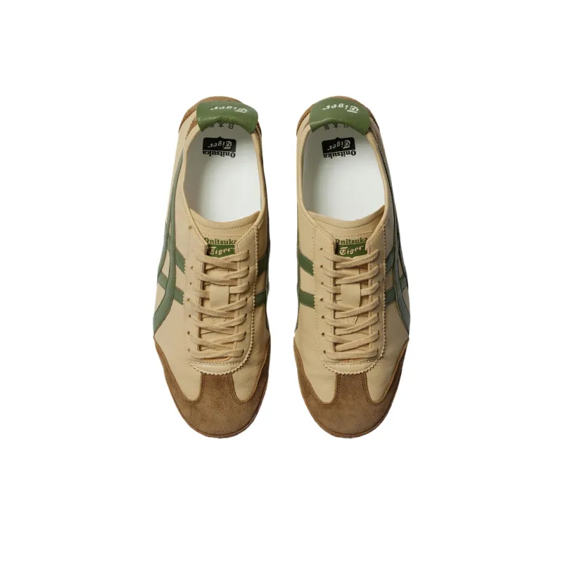 Onitsuka Tiger MEXICO 66 Cushioning Abrasion Resistant Breathable Low Top Casual Shoes Unisex Beige-2