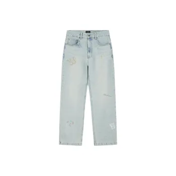 WE11DONE Rhinestone embellished Jeans