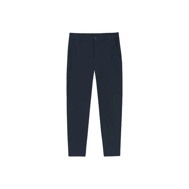 Anta Knitted Sports Pants Men's Night Sea Black-0