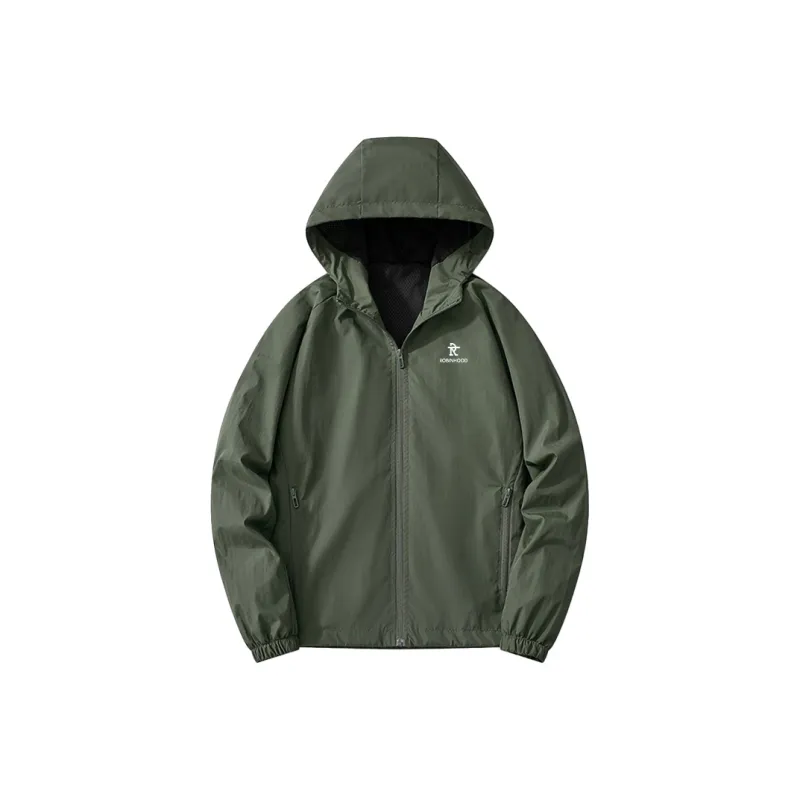 ROBINHOOD Jackets Coats Unisex Army Green-0