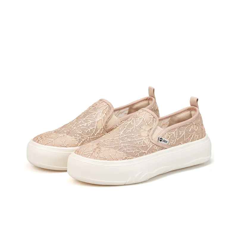 Joy&Mario Casual Shoes Women's Low Top Ecru-6