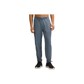 Lululemon Pace Breaker Track Pant Iridescent Knitted Sports Pants Men's Trendy Aqua Blue/Powerful Purple