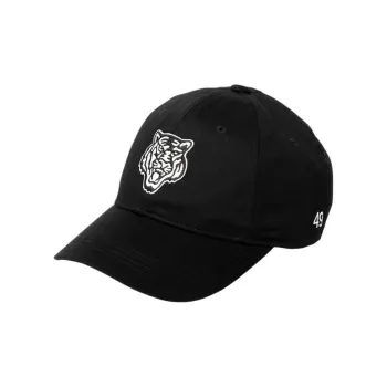 Onitsuka Tiger Cotton Baseball Caps Unisex Black