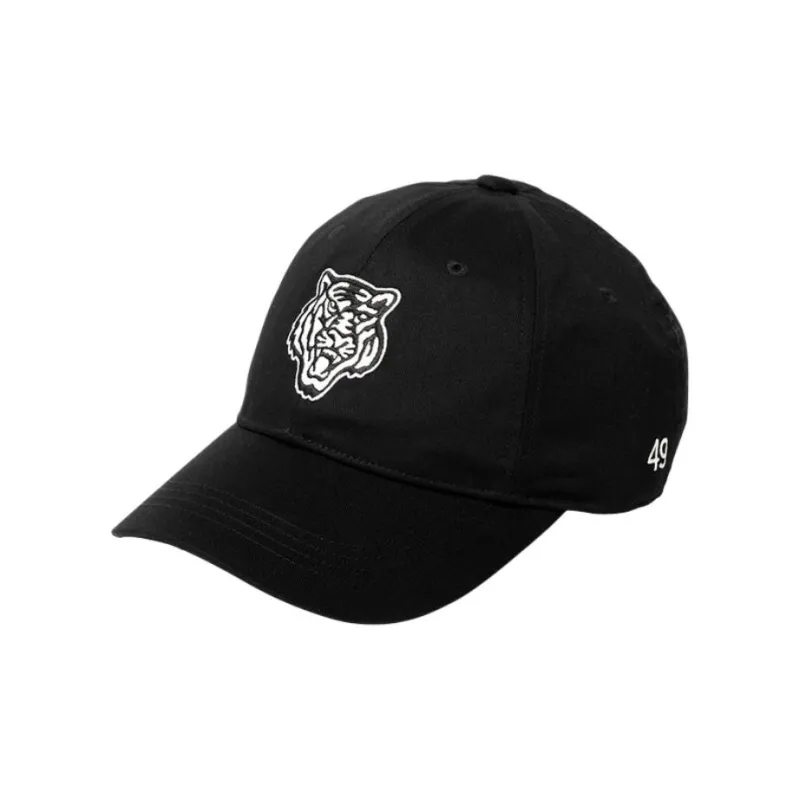 Onitsuka Tiger Cotton Baseball Caps Unisex Black-0