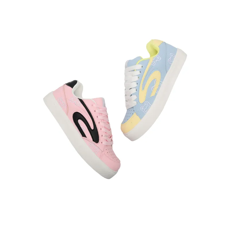 ALI THE FOX Slip Resistant Low Top Skateboard Shoes Unisex-19
