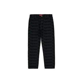 Supreme Frayed Logos Regular Jean