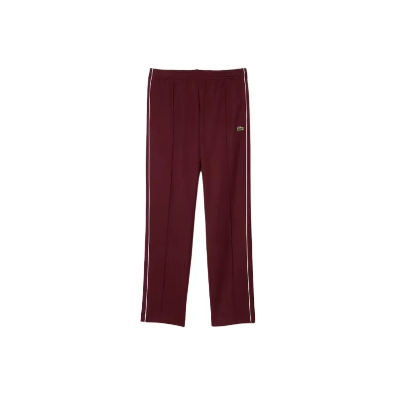 LACOSTE Knitted Sports Pants Men's Brown Red-0