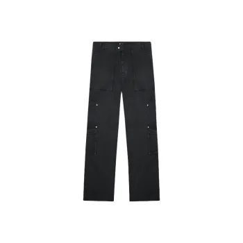 REPRESENT Cargo Pants Unisex Washed Black