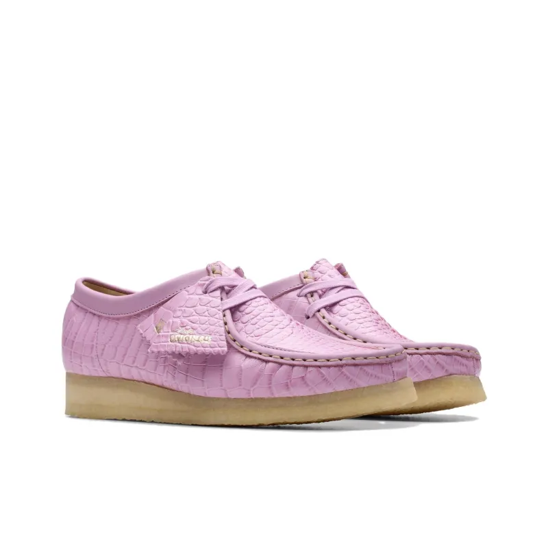 Clarks Originals WALLABEE Casual Single Shoes Women's Light Purple-2