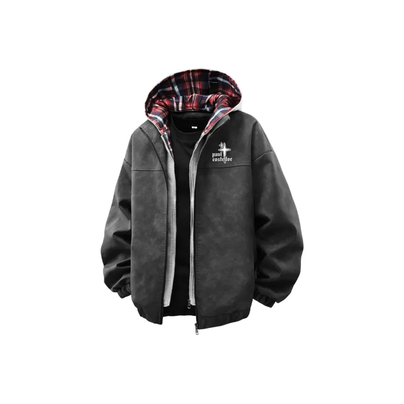 PAUL COSTELLOE Leather Jacket Unisex-22