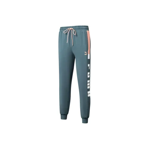 PUMA Knitted Sports Pants Men's Navy Blue