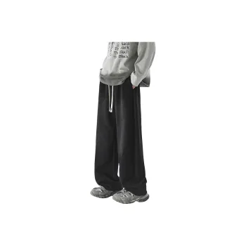 XIXN Casual Pants Unisex Black[Regular]