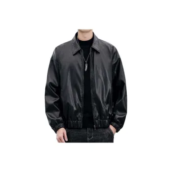 PIERRE CARDIN Leather Jacket Unisex