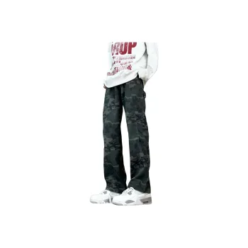Menglaini Jeans Unisex Camouflage