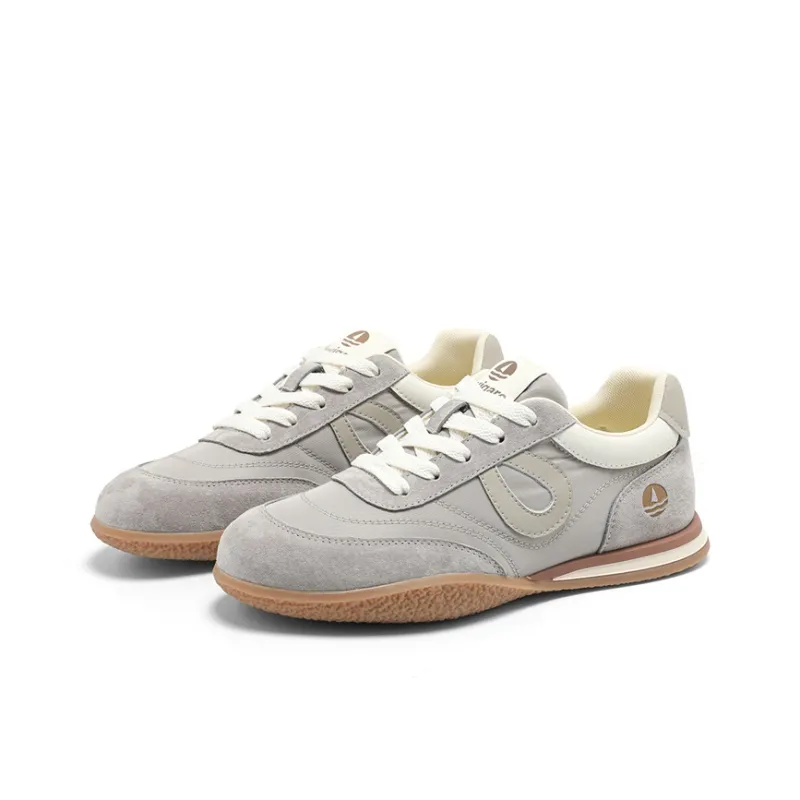 NAVIGARE Small Sailboat Coverage Low Top Casual Shoes Women's Light Gray-4