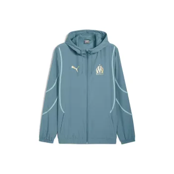 PUMA Olympique De MarseilleWOVEN Pre-match Jacket Jacket Men's Blue