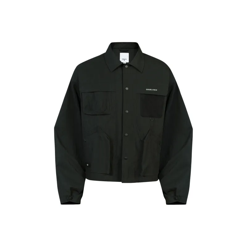 GUUKA TECH Jackets Coats Unisex Black-0