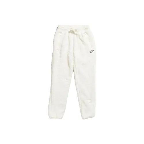 Reebok CL F VECTOR SHERPA Knitted Sports Pants Men's White