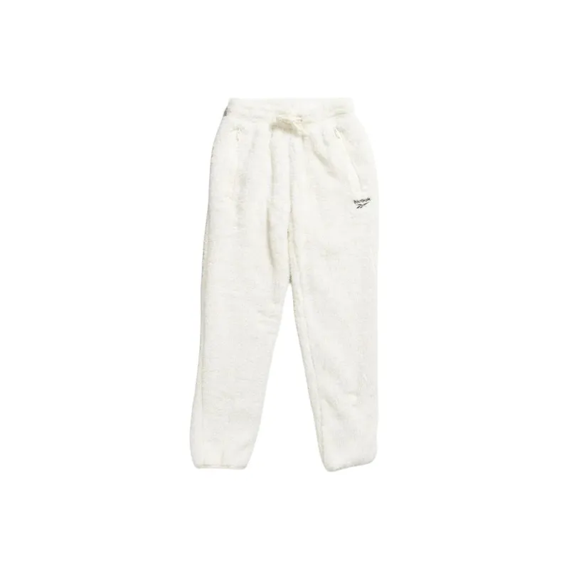 Reebok CL F VECTOR SHERPA Knitted Sports Pants Men's White-0