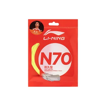 LiNing Durable Type Badminton Racket Strings Fluorescent Light Yellow Unisex 10m