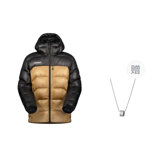 MAMMUT Gravity Down Jacket Unisex Deep Sand-Black Comes With Necklace