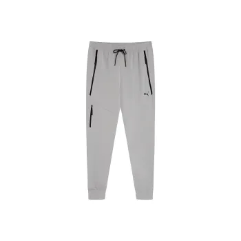 PUMA TECH Knitted Sports Pants Men's Concrete Gray