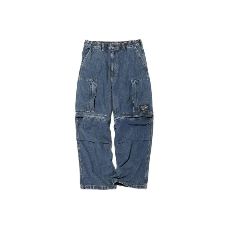 GU Undercover Collaboration Cargo Pants Unisex Blue-0