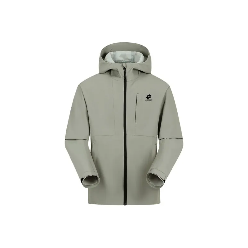 LOTTO Water-Resistant Windproof Breathable Wear-Resistant Warm Super-Light Water-Repellent Windbreaker Jacket Unisex-8