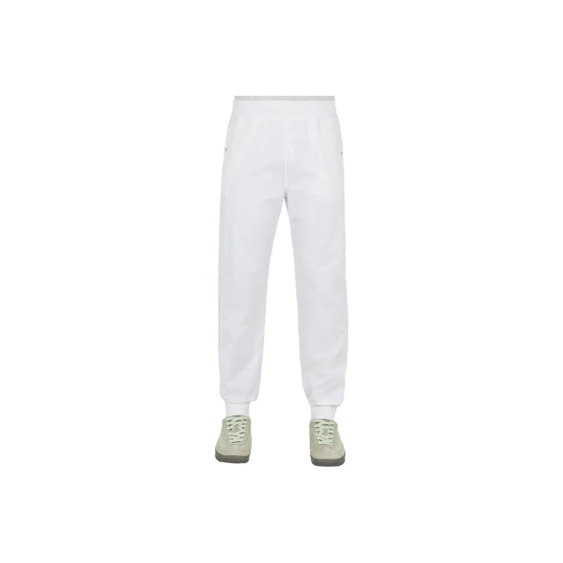 STONE ISLAND STONE ISLAND STELLINA Series SS24 STELLINA Collection Knitted Sweatpants Men's White-0