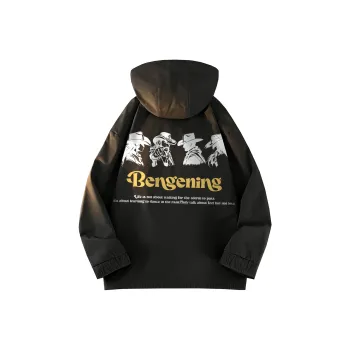 BENGEN Jackets Coats Unisex Black