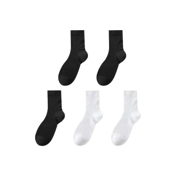 Cotton Gene Mid Calf Socks Men's 10 Pack