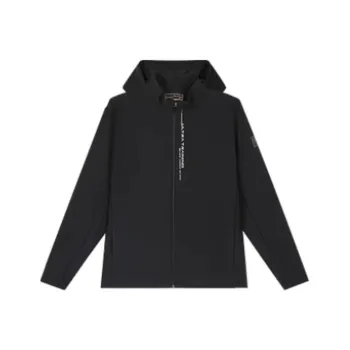 361° Trench Coat Men's Super Black