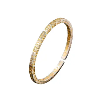 LIUXIN 999 Fine Silver Bangles Women's