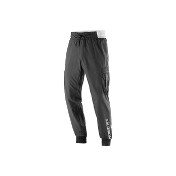 SALOMON EQUIPE PANT M Knitted Sports Pants Men's Pitch Black