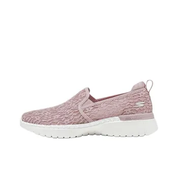 Skechers Women's GO WALK Anti Slip Wear Resistant Low Top Casual Shoes Women's Pink
