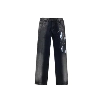 OTKSK Jeans Unisex Washed Black