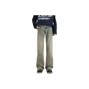Unite Life HOODS Jeans Unisex Black