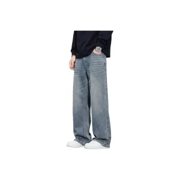 Tonlion Jeans Unisex Vintage Blue
