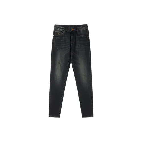 C'N'C Rhythm Party Series Fall And Winter Jeans Men's Denim Blue